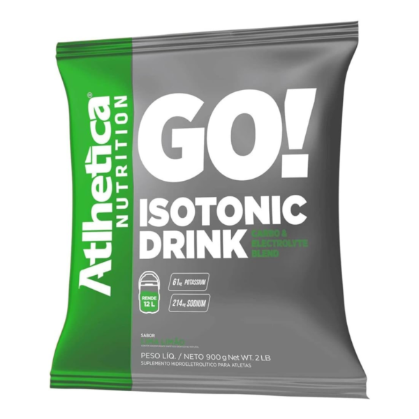 Go! Isotonic Drink 900g Atlhetica Nutrition Sabor Lima Limão