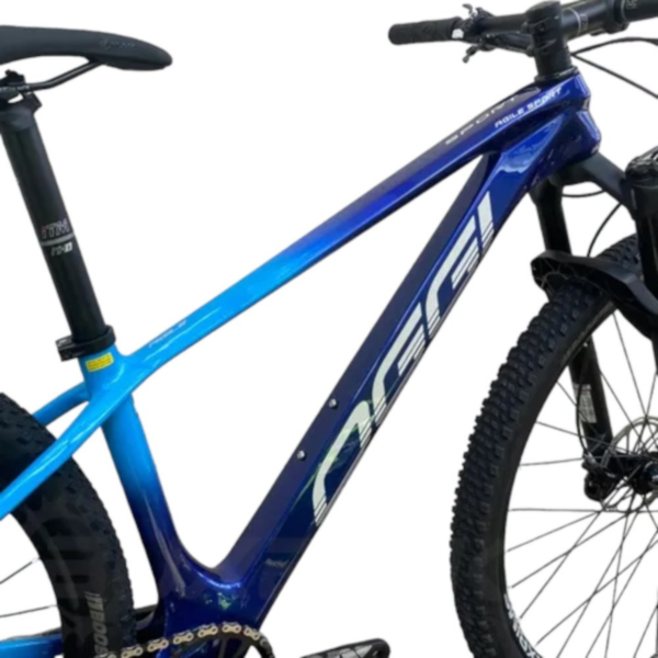 Bicicleta Oggi Agile Sport Carbono Cor Azul-celeste 2023 Tam L - Image 3